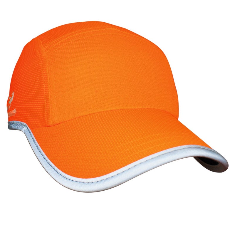 Headsweats Womens Performance Reflective Race Hat for Running and Outdoor Lifestyle Baseball Cap, Orange Reflective - Image 4